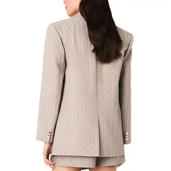 Vafil Rhinestone Suit Jacket